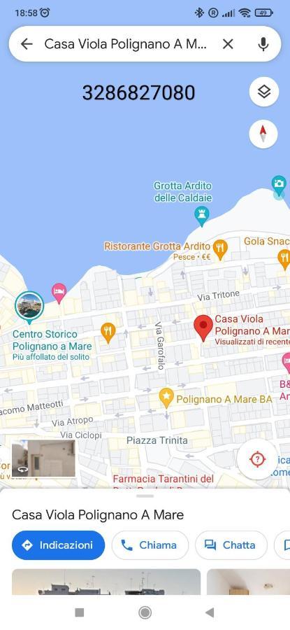 Monolocale Piano Terra Casa Viola- Loc Breve Leilighet Polignano a Mare Eksteriør bilde
